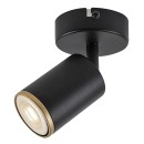 Rabalux 73107 Spot-Wandleuchte Nolie GU10 | schwarz
