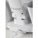 Rabalux 74030 LED Tischlampe Novilo | 7W integrierte LED-Quelle | 420lm | 3000/4000/6000K | mit Schalter | weiß