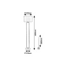Rabalux 98074043 LED Stehlampe Domiro  E27 | 825lm | 3000K