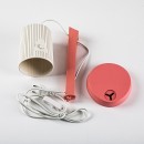 Rabalux 74088 Tischlampe Solvet E14 | mit Schalter | rosa