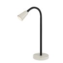 Rabalux 74093 Tischlampe Aldo GU10 | mit Schalter | weiß