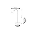Rabalux 74093 Tischlampe Aldo GU10 | mit Schalter | weiß