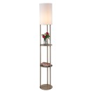 Rabalux 74107 Stehlampe Bronn E27 | mit Schalter | beige