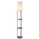 Rabalux 74107 Stehlampe Bronn E27 | mit Schalter | beige