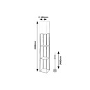 Rabalux 74192 Stehlampe Bronn E27 | mit Schalter | beige