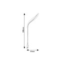Rabalux 98074238 LED Tischlampe Tafi  | 2W integrierte LED-Quelle | 165lm | 4000K