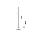 Rabalux 74415 LED Stehlampe Zofrael | 12W integrierte LED-Quelle | 760lm | 3000K | mit Schalter | gold