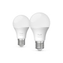Philips Hue 8720169392243 LED Lampen-Set Essential  | 2x8W E27  LED | 806lm | 2200-6500+RGBK | Dimmer | rgb - farbig | intelligent | HUE White and Color Ambiance | HUE | günstiges Set | weiß
