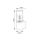 Rabalux 7502 Gartenleuchte Wellington 1x60W | E27 | IP44 - mattschwarz