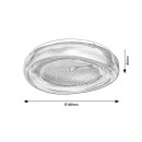 Rabalux 75060 LED Badezimmer-Deckenleuchte Dolcino | 36W integrierte LED-Quelle | 2900lm | 4000K | weiß