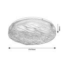 Rabalux 75062 LED Badezimmer-Deckenleuchte Luvia | 36W integrierte LED-Quelle | 2900lm | 4000K | weiß