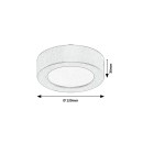 Rabalux 75074 LED Außen-Deckenleuchte ShaunPlus | 7W integrierte LED-Quelle | 660lm | 4000K | schwarz
