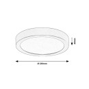 Rabalux 75078 LED Außen-Deckenleuchte ShaunPlus | 24W integrierte LED-Quelle | 2600lm | 4000K | gold
