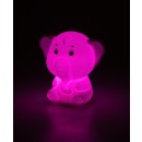 Rabalux 76042 LED Tischlampe Lightimals | 0,1W integrierte LED-Quelle | mit Schalter | rgb - farbig | weiß