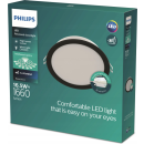 Philips 8721103131331 LED Einbauleuchte MESON | 17W integrierte LED-Quelle | 1200lm | 3000K | schwarz