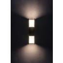 Rabalux 77063 LED Außenwandleuchte Kioni | 13W integrierte LED-Quelle | 680lm | 3000K | anthrazit