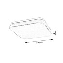 Rabalux 98077134 LED Außen-Deckenleuchte Lowar  | 12W integrierte LED-Quelle | 750lm | 3000+4000+6500K