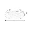 Rabalux 98077140 LED Außen-Deckenleuchte Lowar  | 24W integrierte LED-Quelle | 1450lm | 4000K