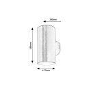 Rabalux 98077155 LED Außenwandleuchte Urfa  | 18W integrierte LED-Quelle | 1800lm | 2700+4000K