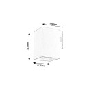 Rabalux 98077156 LED Außenwandleuchte Urfa  | 9W integrierte LED-Quelle | 900lm | 2700+4000K