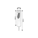 Rabalux 98077158 LED solar Erdspießleuchte Ravello  | 0,1W integrierte LED-Quelle | 5lm | 3000K
