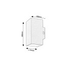 Rabalux 98077164 LED Außenwandleuchte Urfa  | 18W integrierte LED-Quelle | 1800lm | 2700+4000K