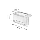 Rabalux 77166 LED Außenwandleuchte Ispra | 0,1W integrierte LED-Quelle | 2lm | 3000K | schwarz