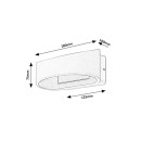 Rabalux 77178 LED Außenwandleuchte Gerla | 9W integrierte LED-Quelle | 370lm | 3000K | weiß