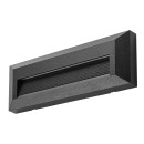 Rabalux 77189 LED Außenwandleuchte Kavala | 6W integrierte LED-Quelle | 300lm | 3000/4000/6000K | schwarz