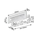 Rabalux 77190 LED Außenwandleuchte Kavala | 6W integrierte LED-Quelle | 250lm | 3000/4000/6000K | schwarz