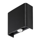 Rabalux 77191 LED Außenwandleuchte Portel | 2W integrierte LED-Quelle | 160lm | 2700/4000K | schwarz