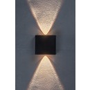 Rabalux 77191 LED Außenwandleuchte Portel | 2W integrierte LED-Quelle | 160lm | 2700/4000K | schwarz