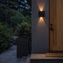Rabalux 77191 LED Außenwandleuchte Portel | 2W integrierte LED-Quelle | 160lm | 2700/4000K | schwarz