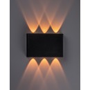 Rabalux 77192 LED Außenwandleuchte Portel | 5W integrierte LED-Quelle | 450lm | 2700/4000K | schwarz