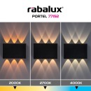 Rabalux 77192 LED Außenwandleuchte Portel | 5W integrierte LED-Quelle | 450lm | 2700/4000K | schwarz
