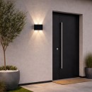 Rabalux 77192 LED Außenwandleuchte Portel | 5W integrierte LED-Quelle | 450lm | 2700/4000K | schwarz