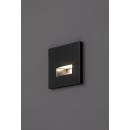 Rabalux 77195 LED Außenwandleuchte Lunca | 1W integrierte LED-Quelle | 15lm | 3000/4500/6500K | schwarz