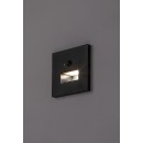 Rabalux 77197 LED Außenwandleuchte Lunca | 1W integrierte LED-Quelle | 15lm | 3000/4500/6500K | Bewegungssensor | schwarz