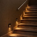 Rabalux 77197 LED Außenwandleuchte Lunca | 1W integrierte LED-Quelle | 15lm | 3000/4500/6500K | Bewegungssensor | schwarz