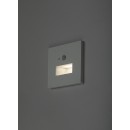 Rabalux 77198 LED Außenwandleuchte Lunca | 1W integrierte LED-Quelle | 50lm | 3000/4500/6500K | Bewegungssensor | weiß