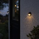Rabalux 77203 LED solar Außenwandleuchte Lermos | 0,1W integrierte LED-Quelle | 3lm | 3000K | schwarz