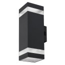Rabalux 77210 LED Außenwandleuchte Urfa Line | 16W integrierte LED-Quelle | 1500lm | 3000/4000/6000K | anthrazit