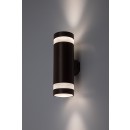 Rabalux 77212 LED Außenwandleuchte Urfa Line | 16W integrierte LED-Quelle | 1400lm | 3000/4000/6000K | braun