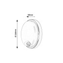 Rabalux 77214 LED Außenwandleuchte Lonato | 18W integrierte LED-Quelle | 1730lm | 4000K | Bewegungssensor | weiß