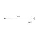 Rabalux 98078005 LED Wandleuchte Greg | 13W integrierte LED-Quelle | 1220lm | 4000K