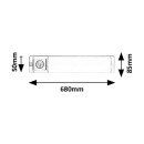 Rabalux 98078039 LED Wandleuchte Soft  | 8W integrierte LED-Quelle | 450lm | 4000K