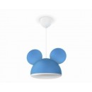 Philips Kinderdeckenleuchte - Kronleuchter MICKEY MOUSE 1X15W E27 - blau