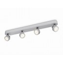 Philips 53274/48/16 LED Decken- und Spotleuchte 4x3W Rus | 2700K