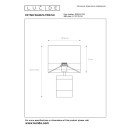 Lucide 10500/81/34 Tischlampe Extravaganza Frizzle 1x40w | E14 - Gelb, Metall, Kabelschalter
