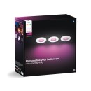 Philips Hue  8721103072900 LED Set von Einbauleuchten Xamento  | 4W GU10 | 350lm | 2000-6500K | rgb - farbig | Dimmer | weiß